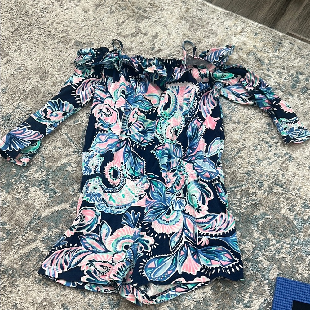 Lilly Pulitzer Vibrant Floral Romper